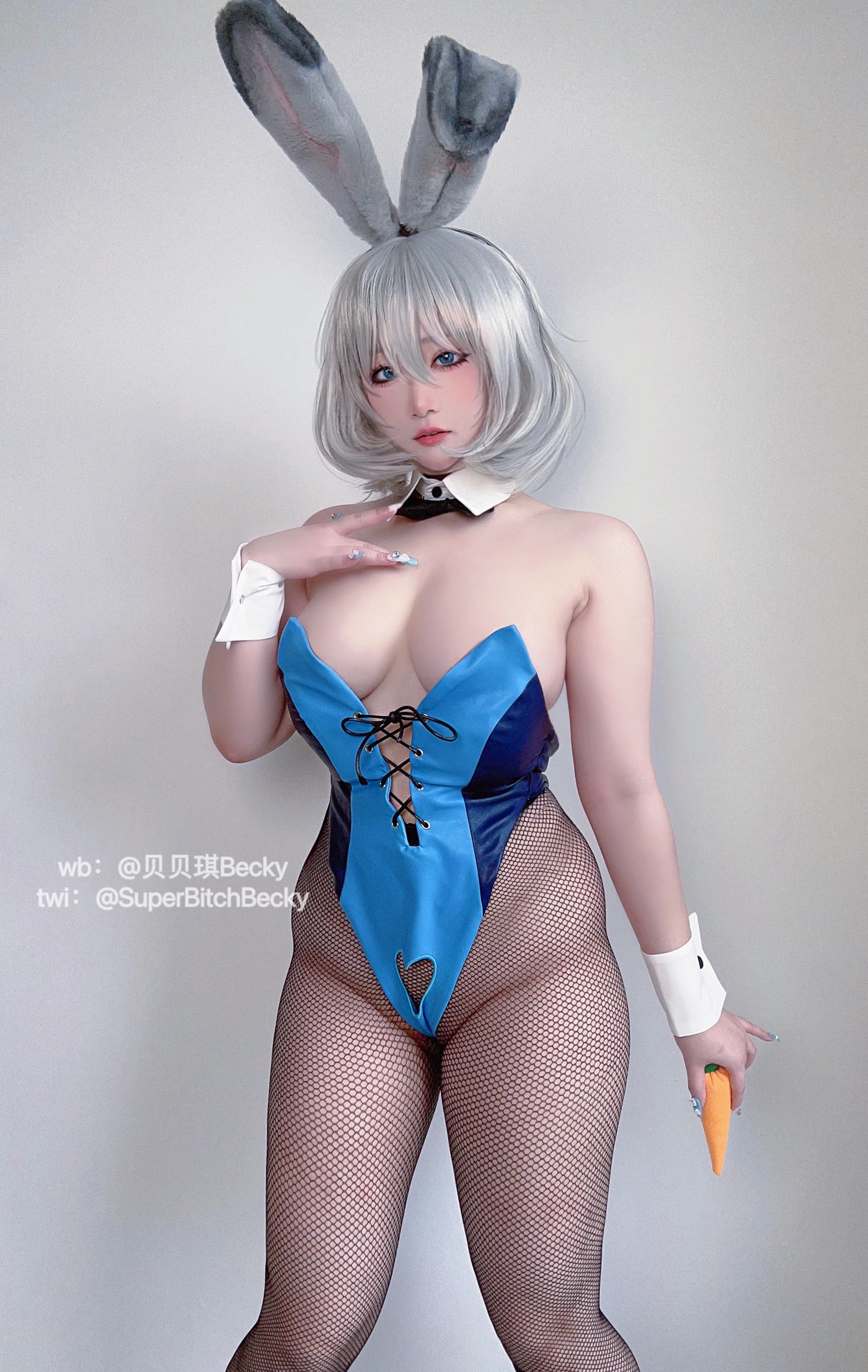图片[2]-贝贝琪 三色兔女郎 24P-COS世界